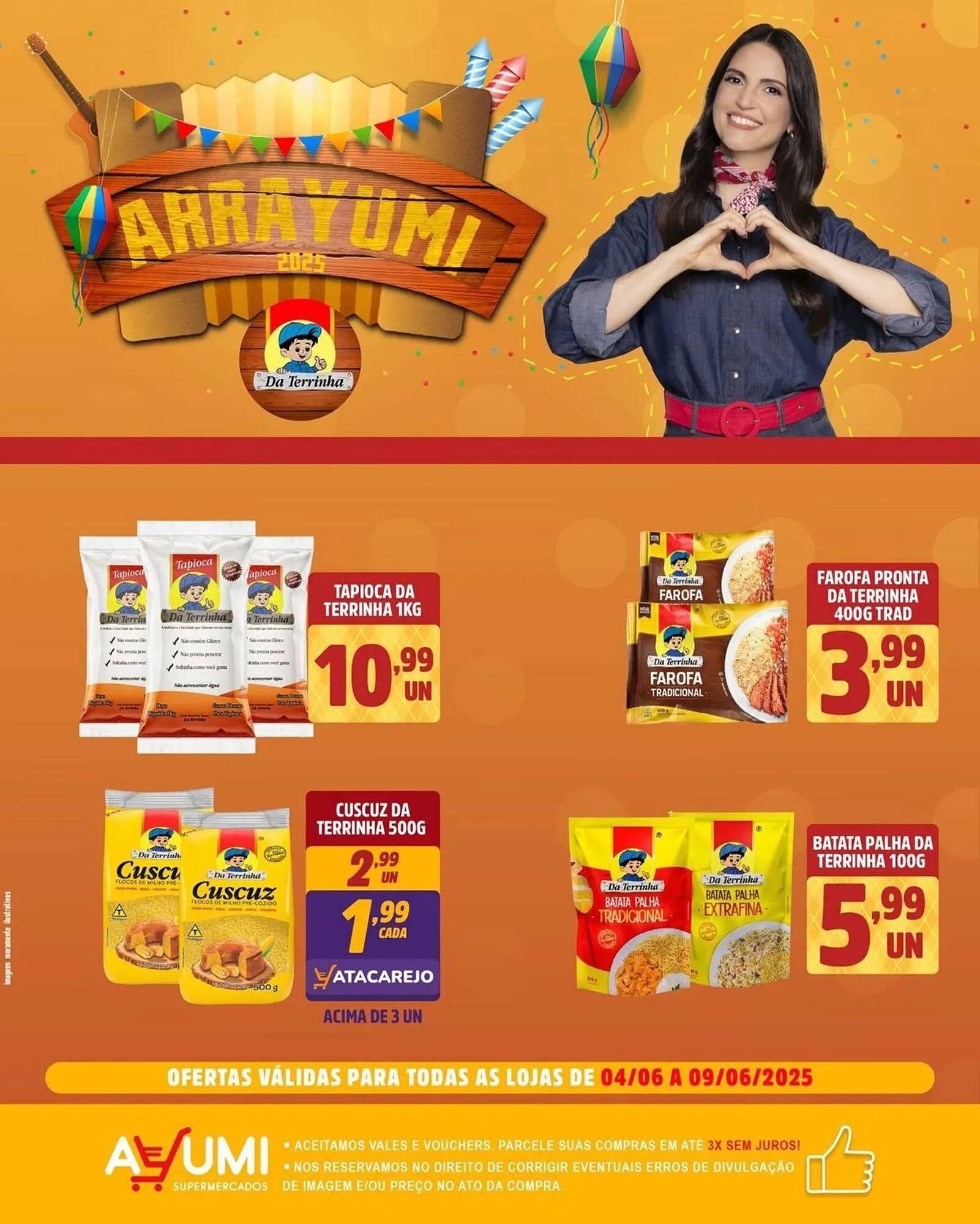 Encarte de Catálogo Ayumi Supermercados 4 de junho até 9 de junho 2025 - Pagina 3