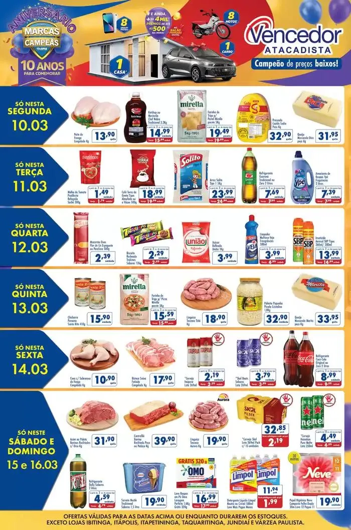 Encarte de Descontos e promoções 10 de março até 16 de março 2025 - Pagina 1