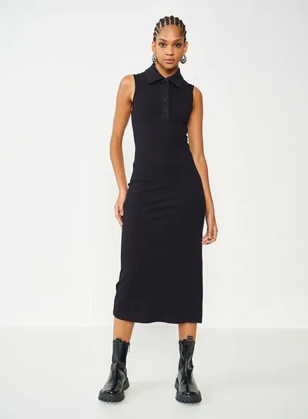 Vestido Loose Com Mangas Bufantes