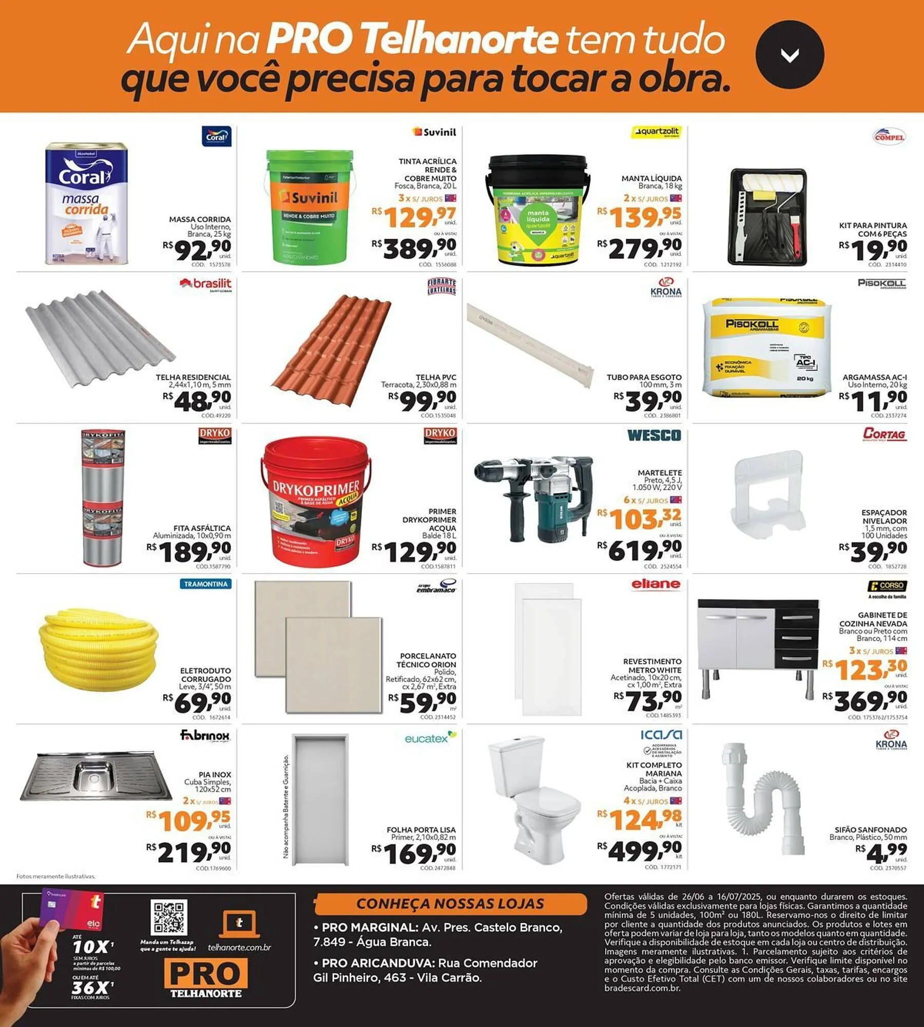 Encarte de Catálogo Telhanorte 26 de junho até 16 de julho 2025 - Pagina 2