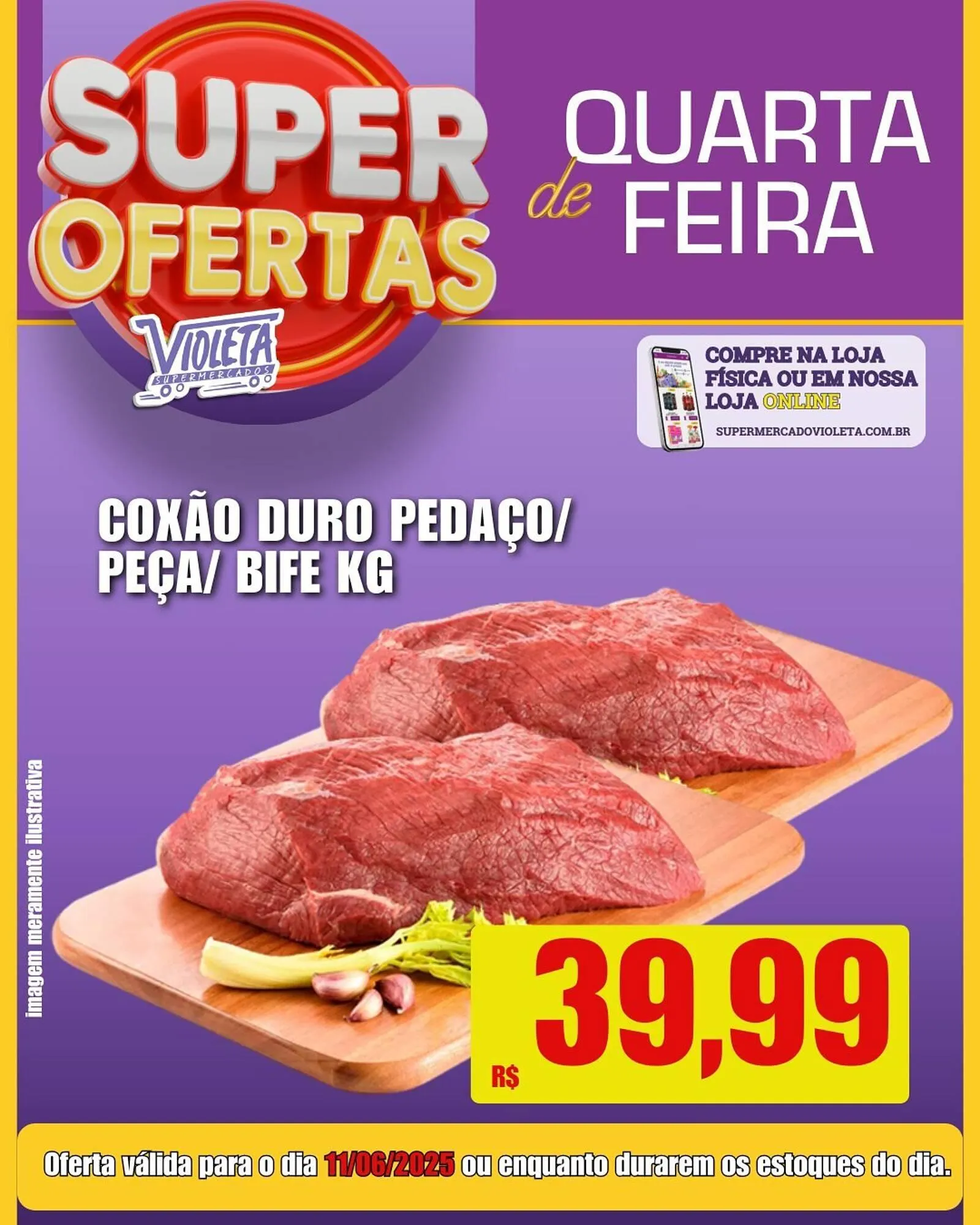 Encarte de Catálogo Violeta Supermercados 10 de junho até 11 de junho 2025 - Pagina 3