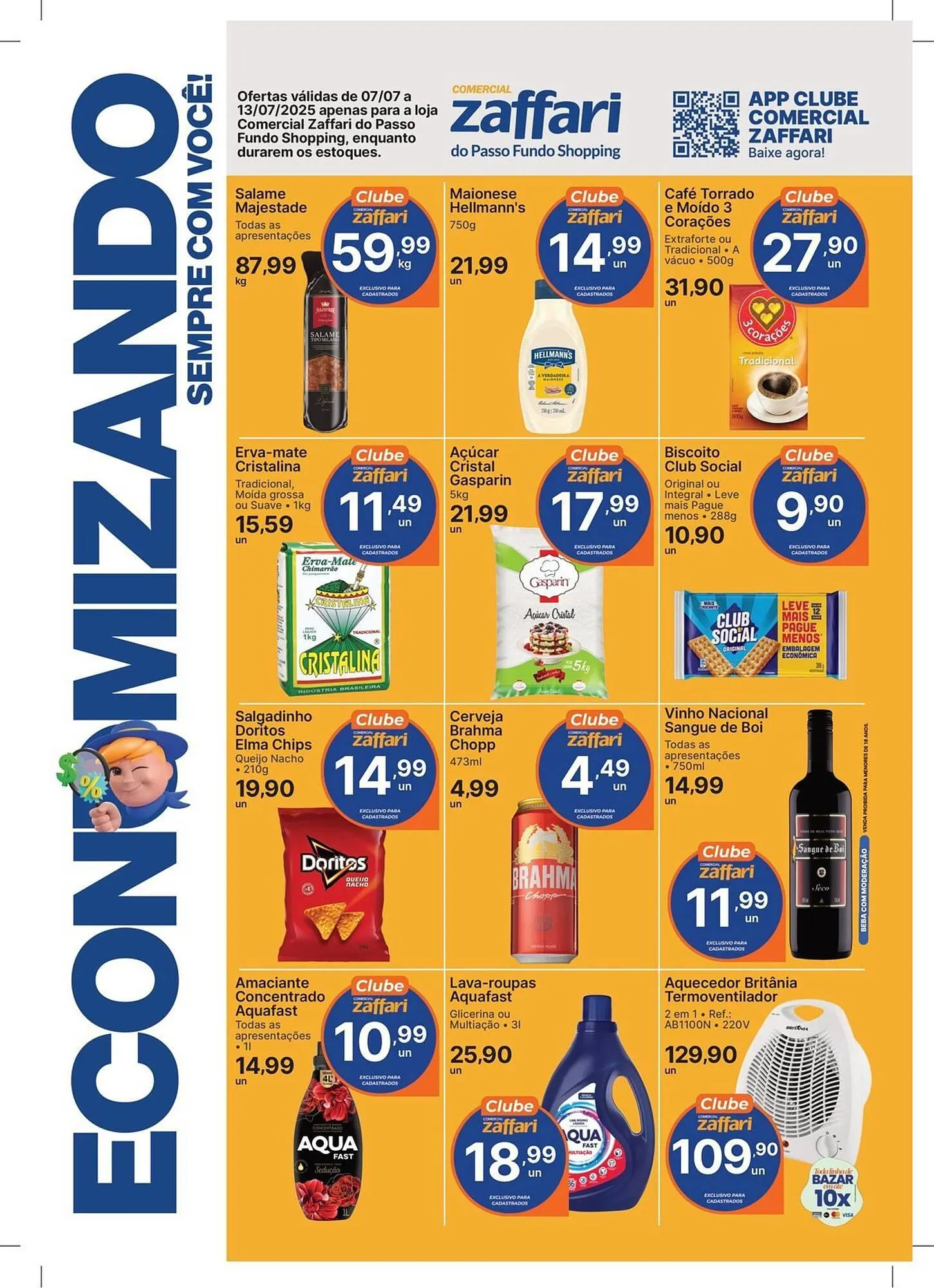 Encarte de Catálogo Comercial Zaffari 7 de julho até 13 de julho 2025 - Pagina 1