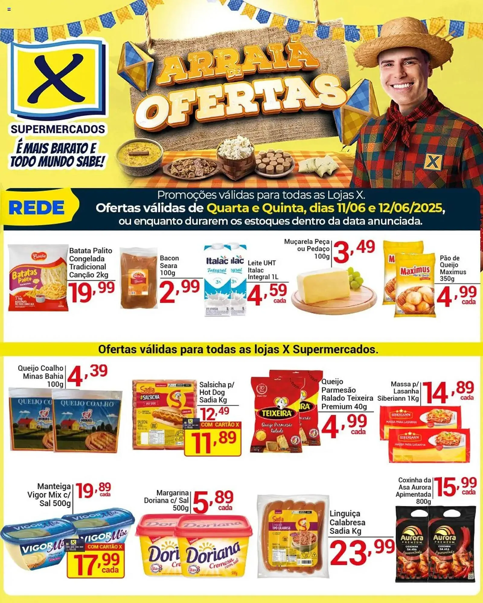 Encarte de Catálogo X Supermercados 11 de junho até 13 de junho 2025 - Pagina 5
