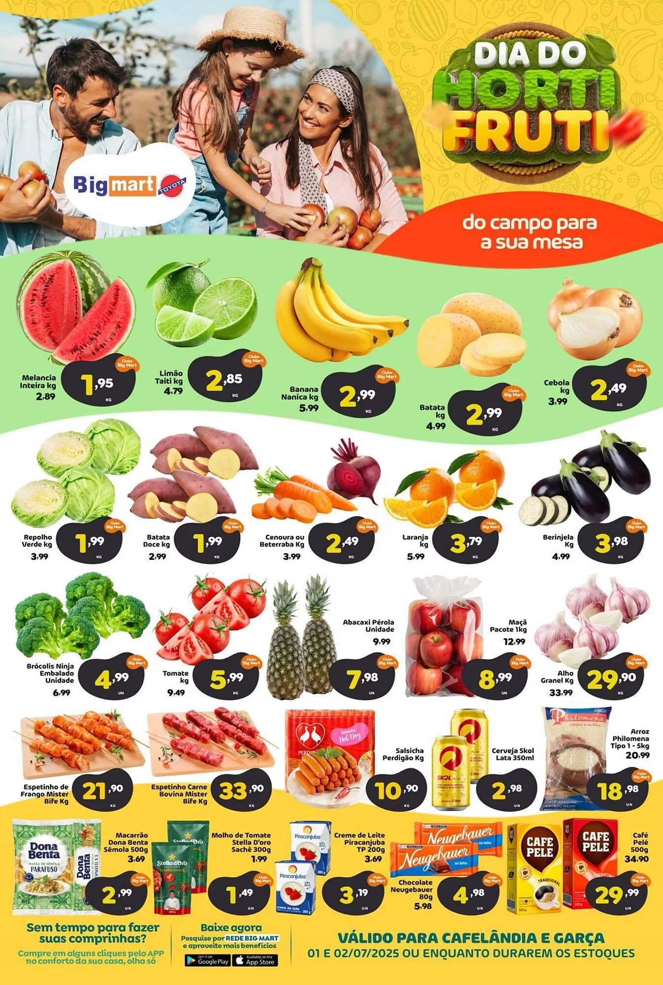Encarte de Catálogo Bigmart 1 de julho até 2 de julho 2025 - Pagina 1