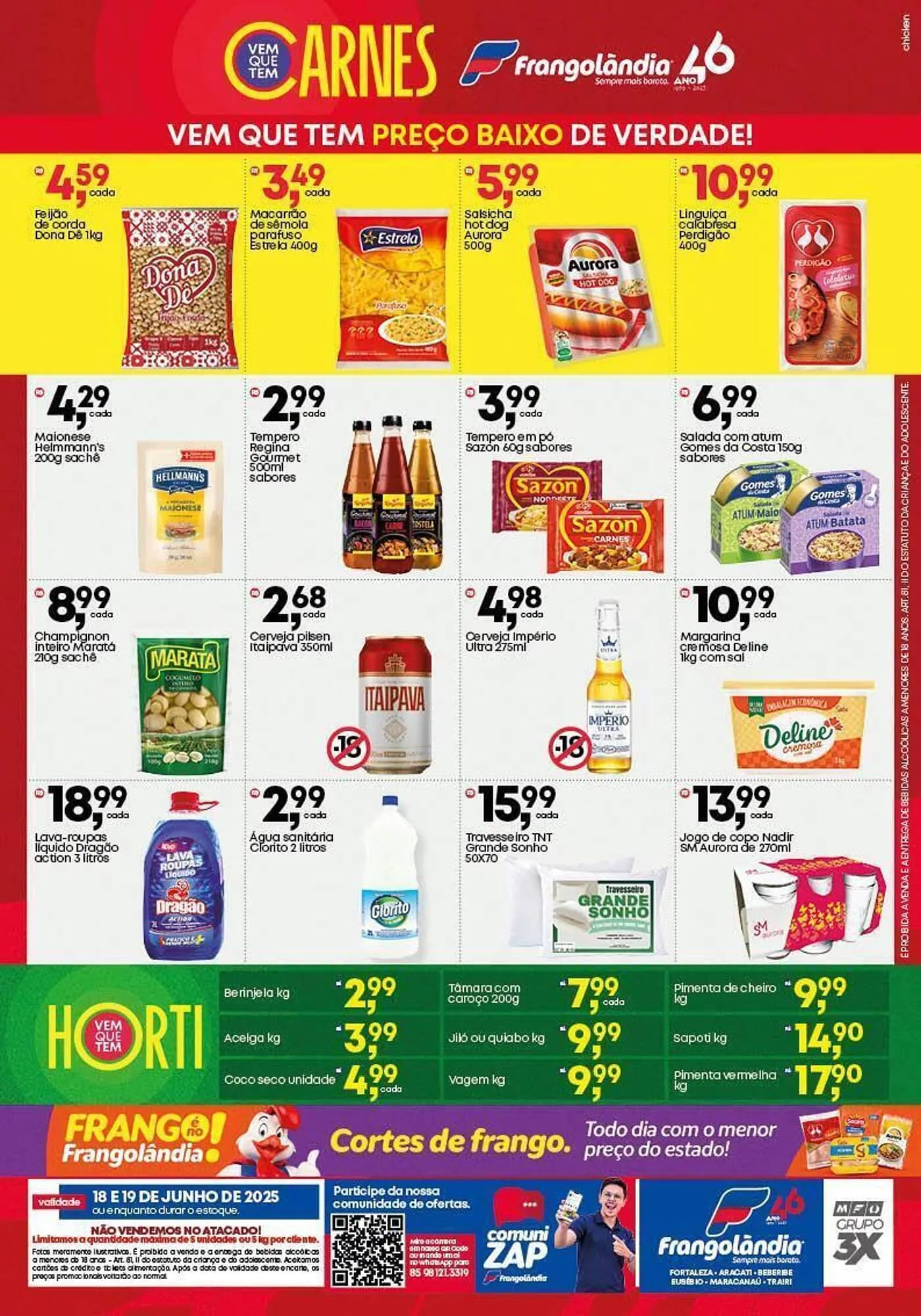 Encarte de Ofertas Frangolândia 17 de junho até 19 de junho 2025 - Pagina 2