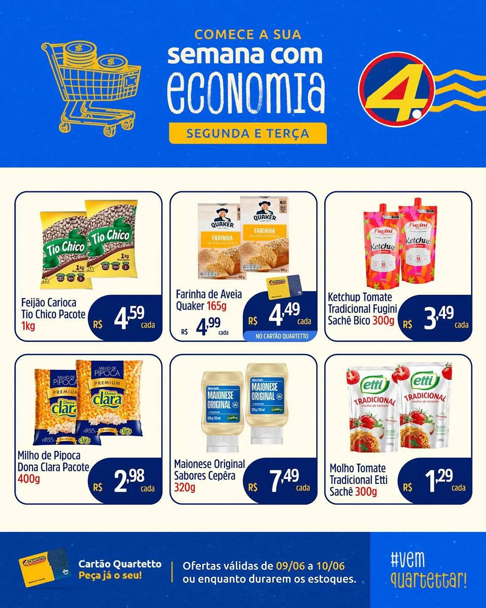 Encarte de Catálogo Quartetto Supermercados 9 de junho até 10 de junho 2025 - Pagina 2