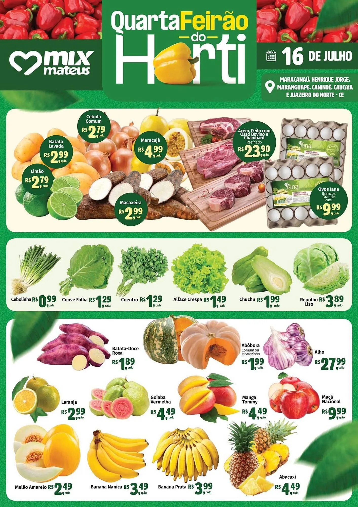 Encarte de Catálogo Supermercados Mateus 16 de julho até 16 de julho 2025 - Pagina 1