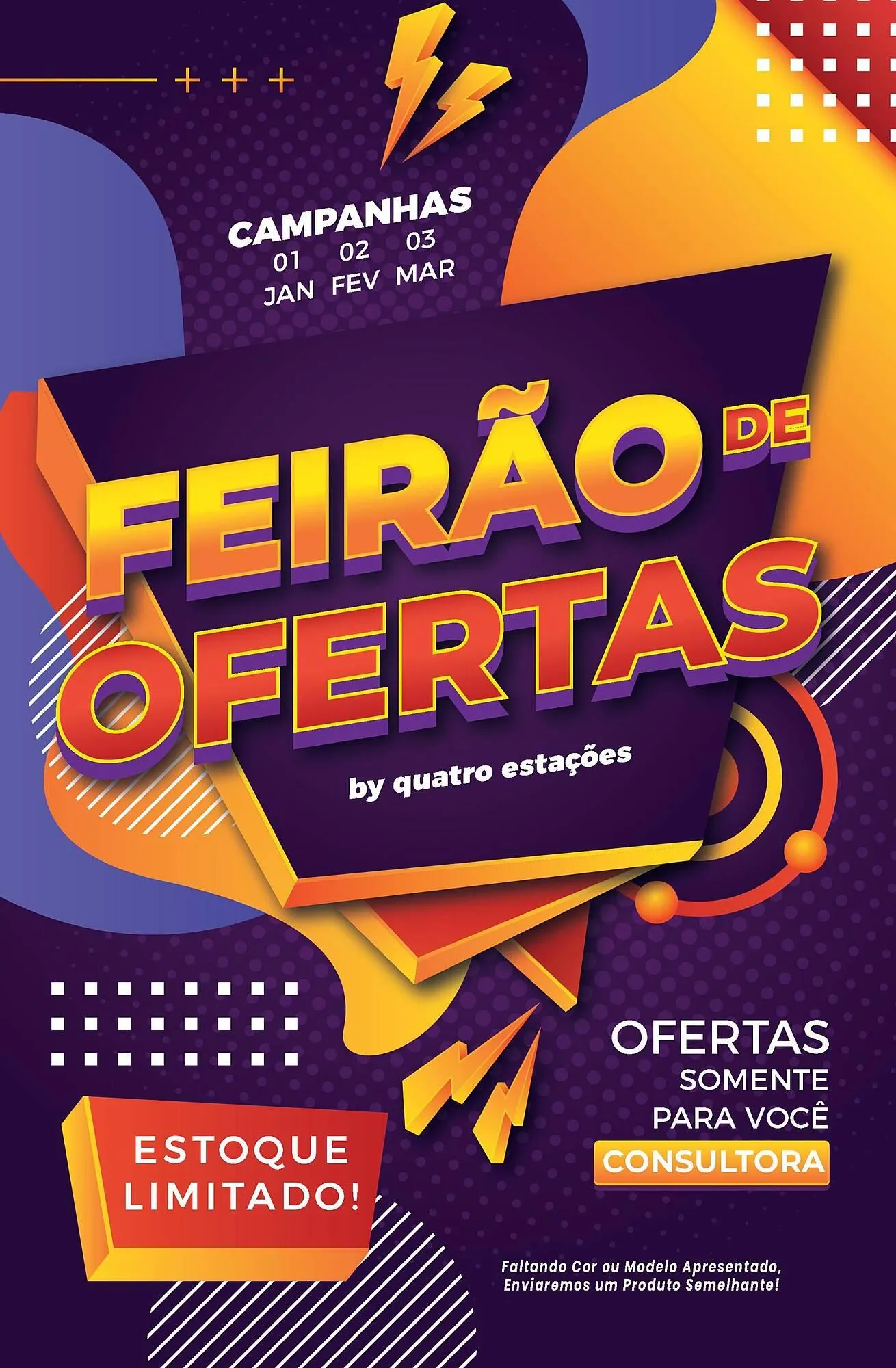 Encarte de Catálogo Quatro Estações 15 de novembro até 3 de março 2025 - Pagina 1