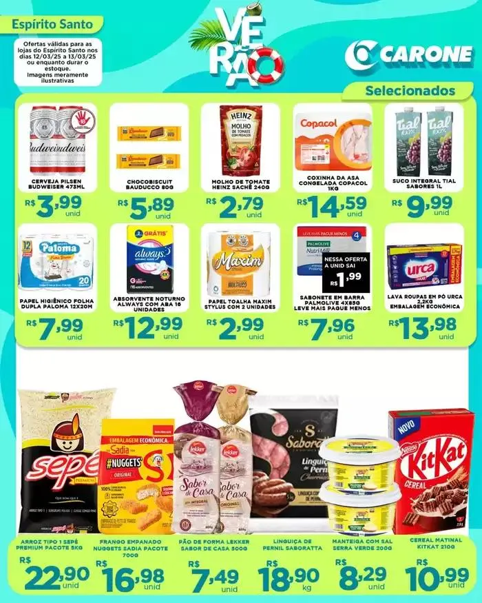 Encarte de Encarte Carone 12 de março até 13 de março 2025 - Pagina 1