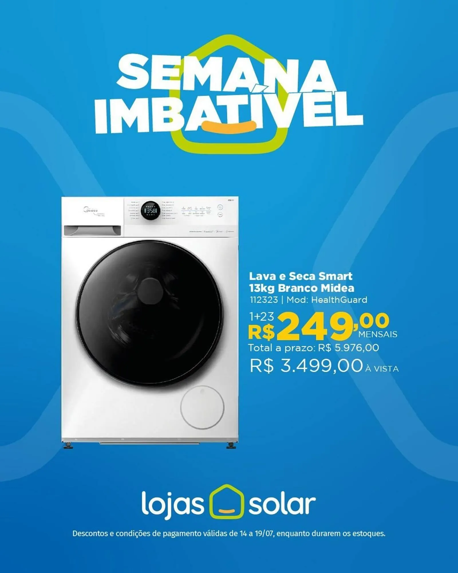 Encarte de Catálogo Lojas Solar 14 de julho até 19 de julho 2025 - Pagina 1
