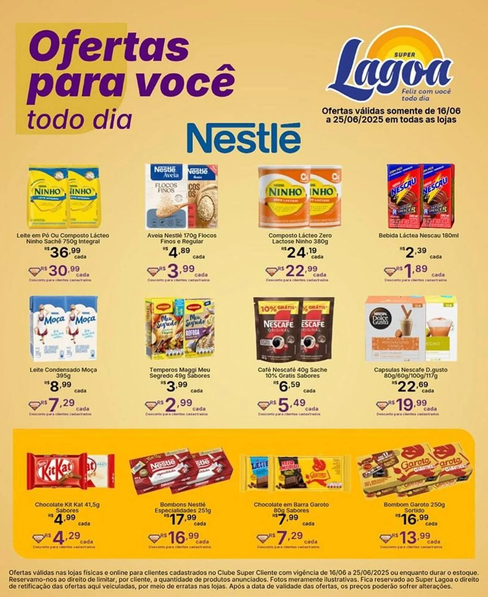Encarte de Catálogo Super Lagoa 16 de junho até 25 de junho 2025 - Pagina 1