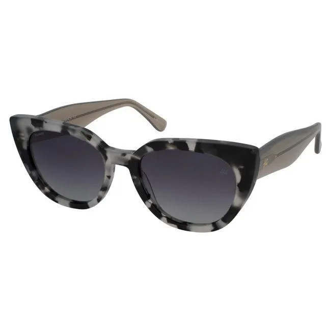 Óculos de sol Hit, modelo 1 4104, cor Cinza Marmorizado, tamanho 55