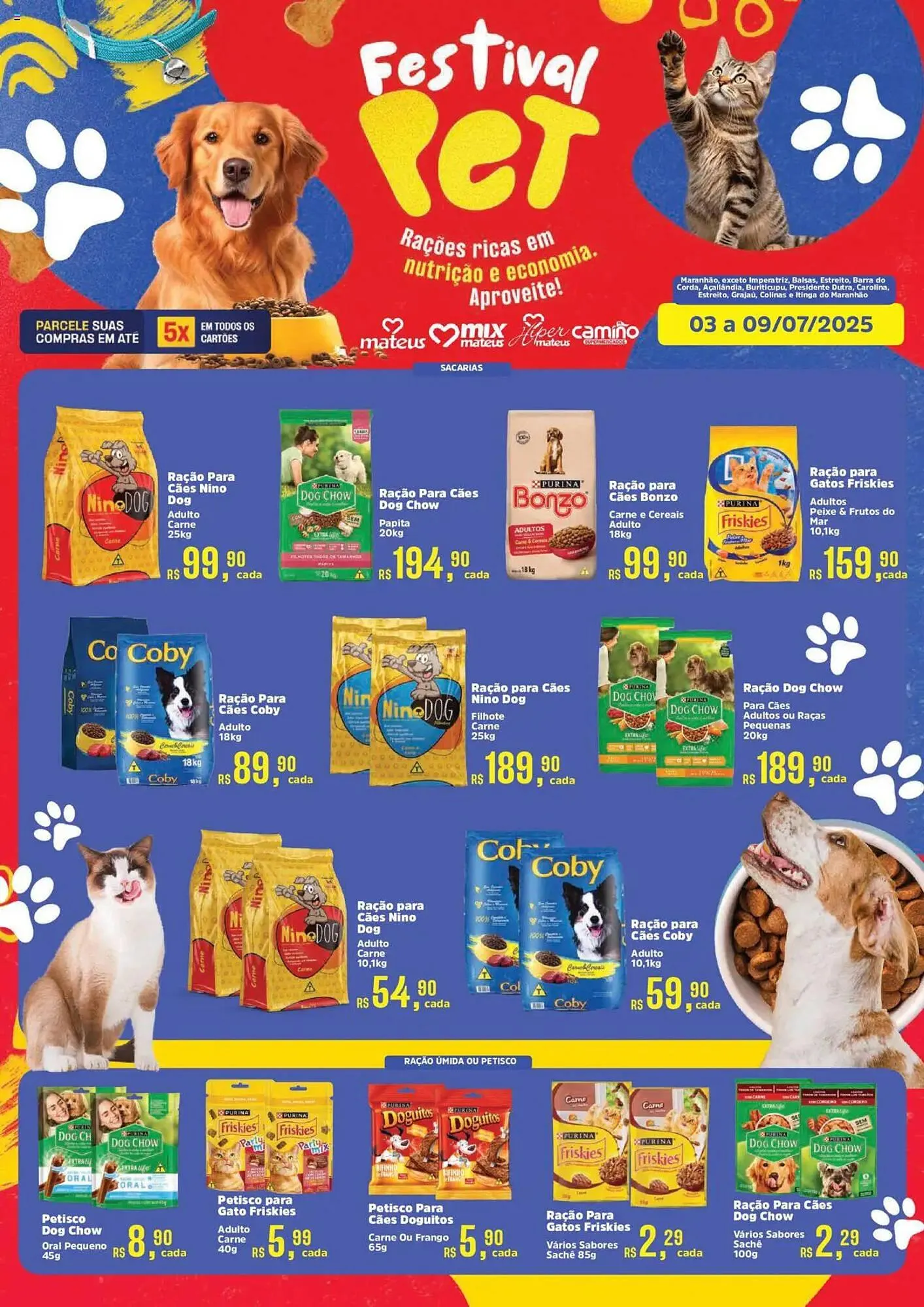 Encarte de Catálogo Supermercados Mateus 3 de julho até 9 de julho 2025 - Pagina 1