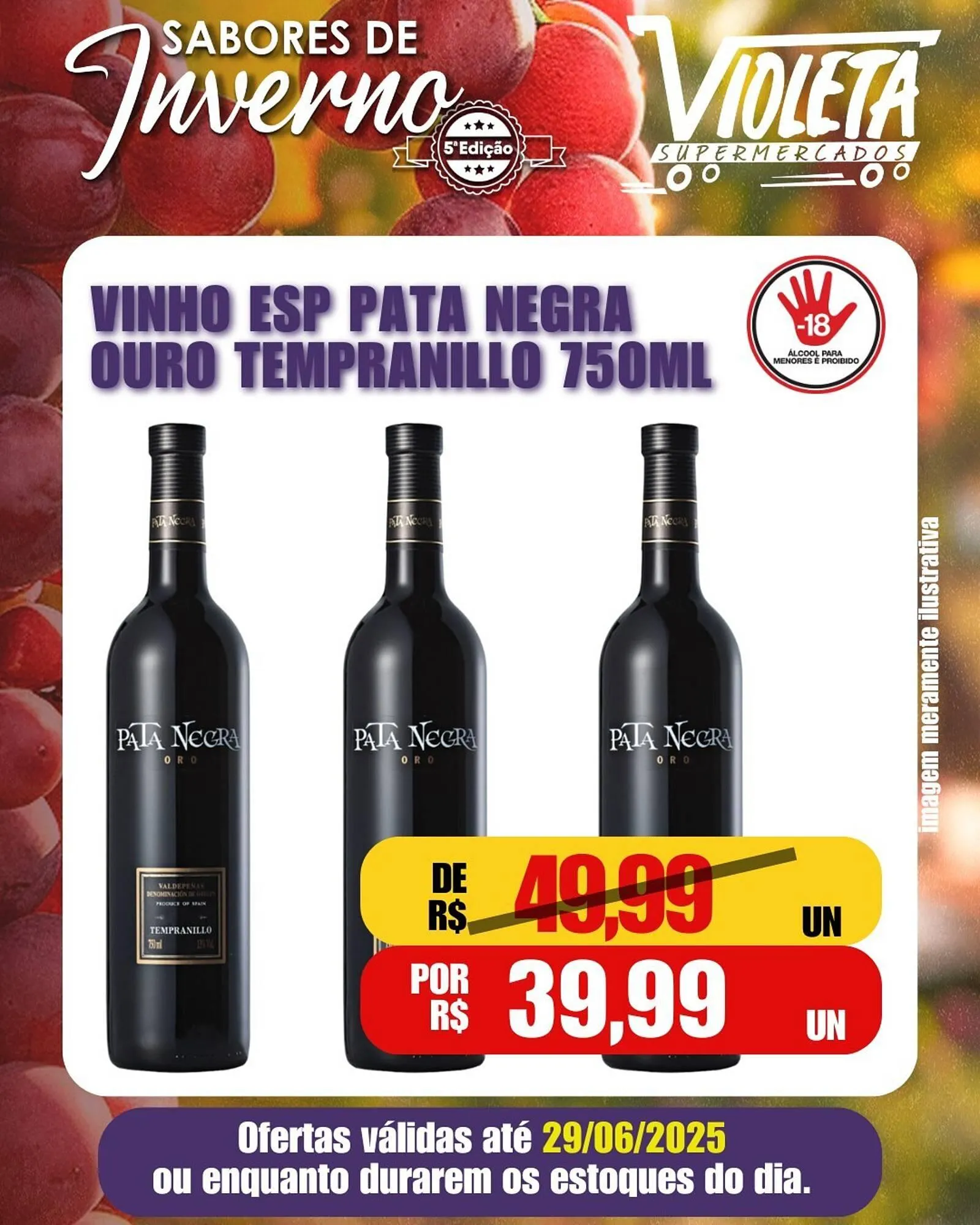 Encarte de Catálogo Violeta Supermercados 7 de junho até 29 de junho 2025 - Pagina 3