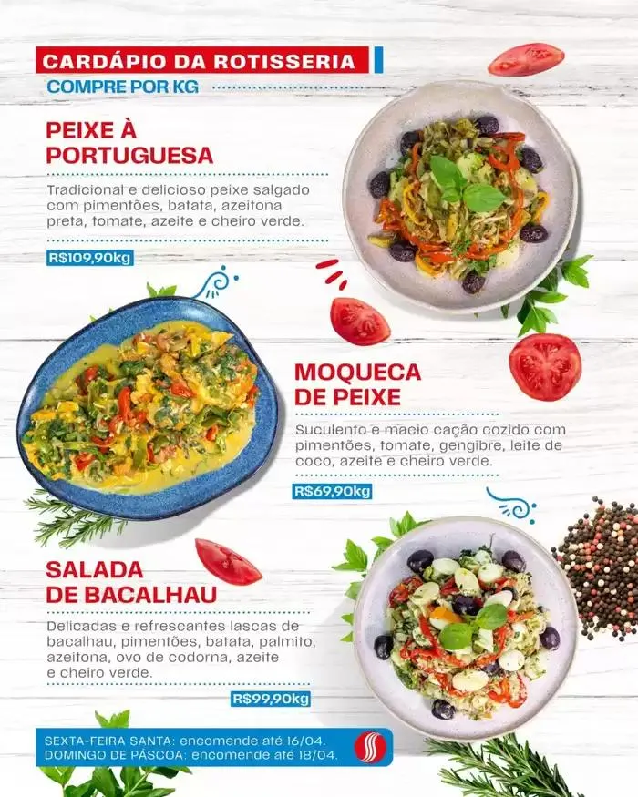 Encarte de Ofertas exclusivas e pechinchas 16 de abril até 18 de abril 2025 - Pagina 1