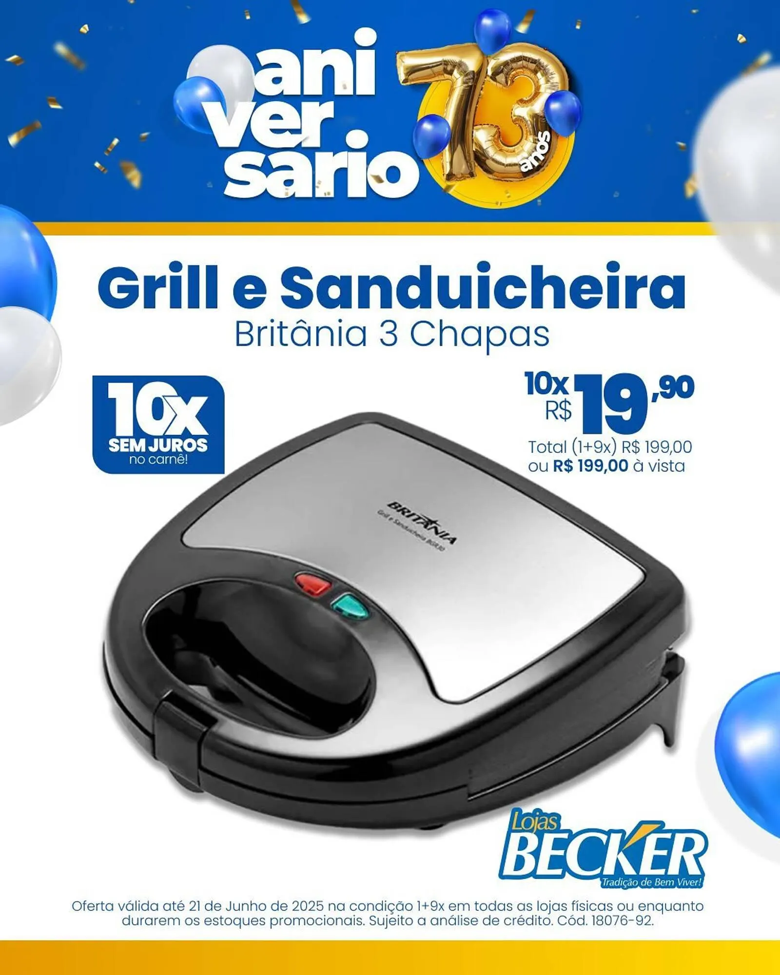 Encarte de Catálogo Lojas Becker 18 de junho até 21 de junho 2025 - Pagina 3