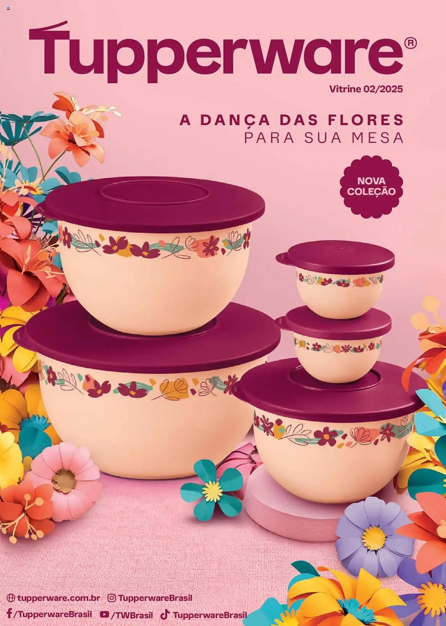 Encarte de Catálogo Tupperware 1 de fevereiro até 28 de fevereiro 2025 - Pagina 1