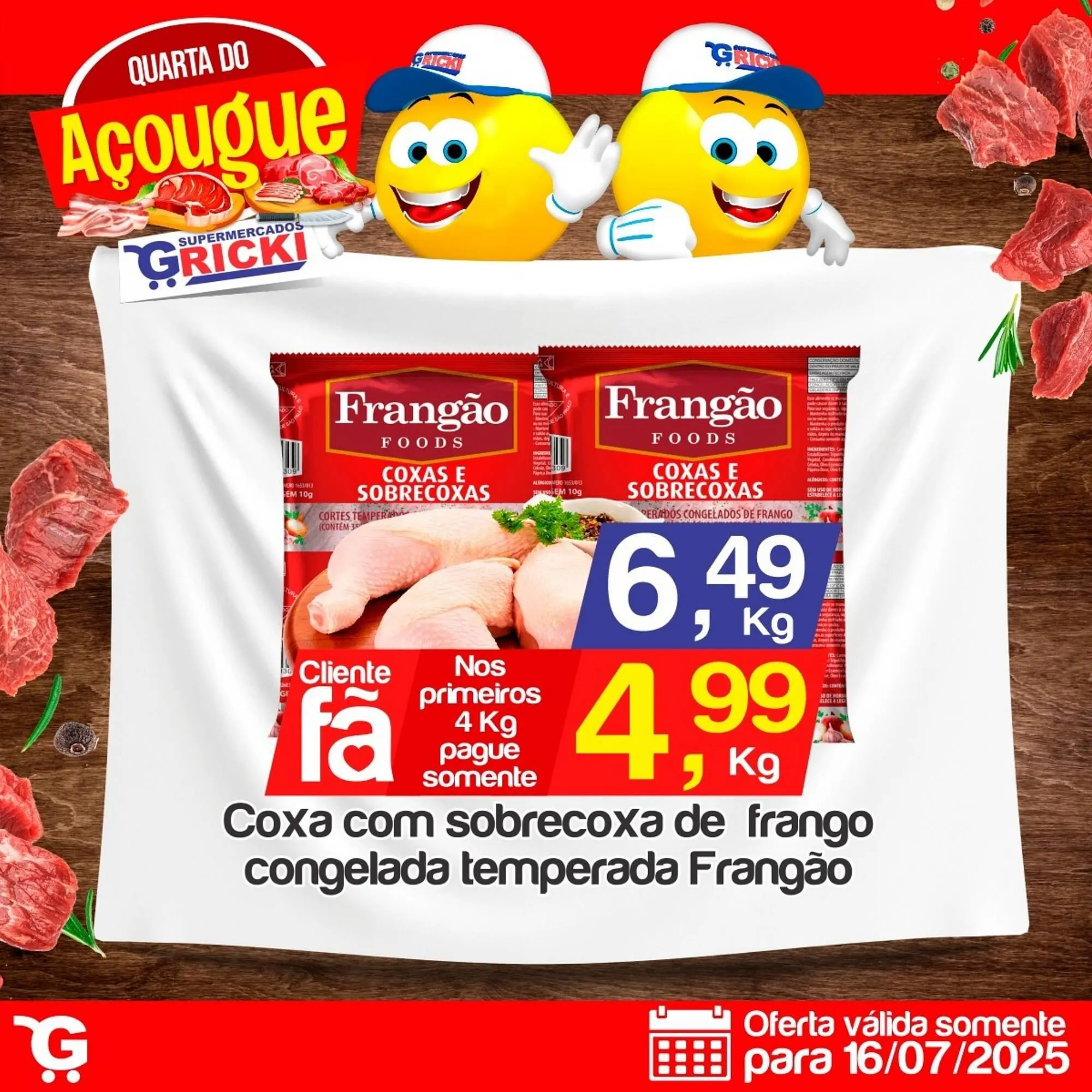 Encarte de Catálogo Supermercados Gricki 16 de julho até 16 de julho 2025 - Pagina 1