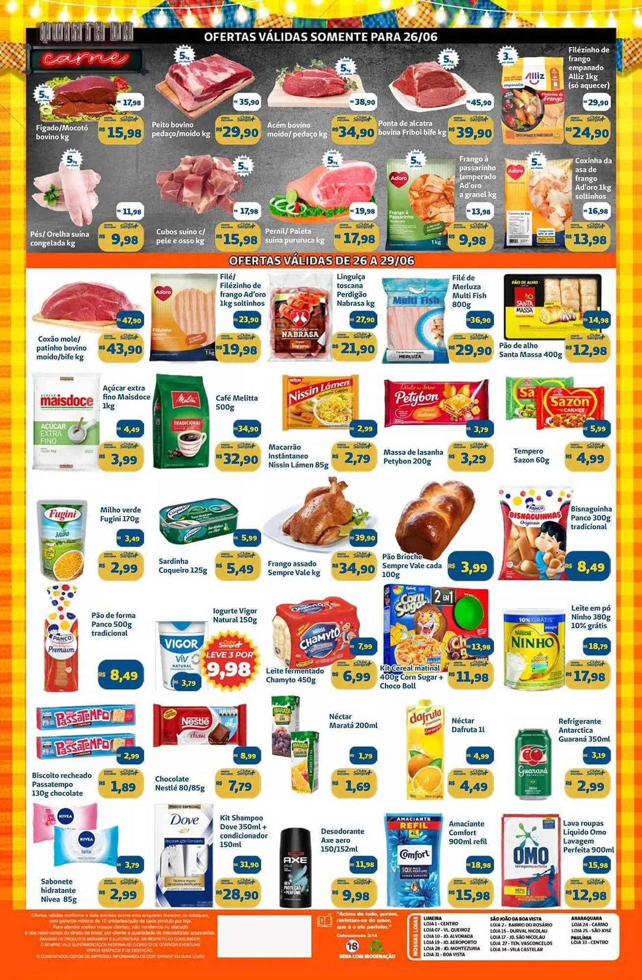Encarte de Catálogo Sempre Vale Supermercados 26 de junho até 29 de junho 2025 - Pagina 2