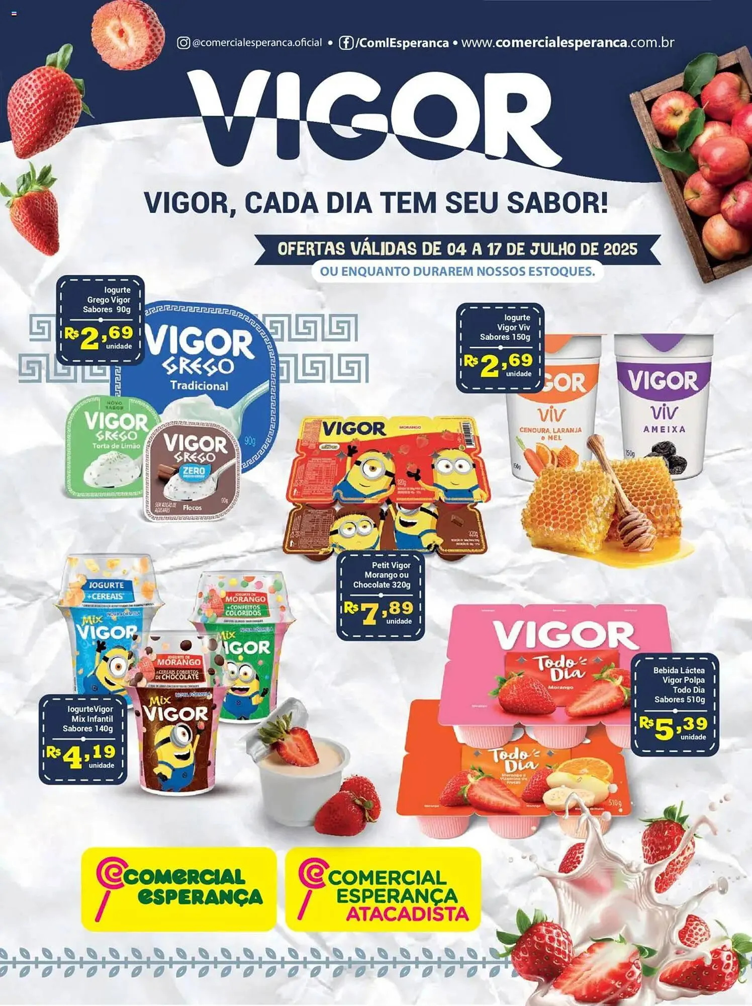Encarte de Catálogo Comercial Esperança 4 de julho até 17 de julho 2025 - Pagina 1