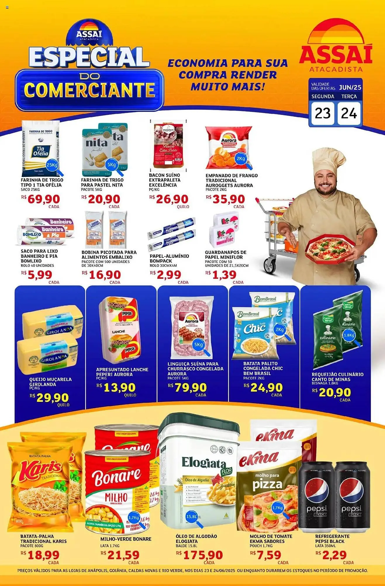 Encarte de Catálogo Assaí Atacadista 23 de junho até 24 de junho 2025 - Pagina 1