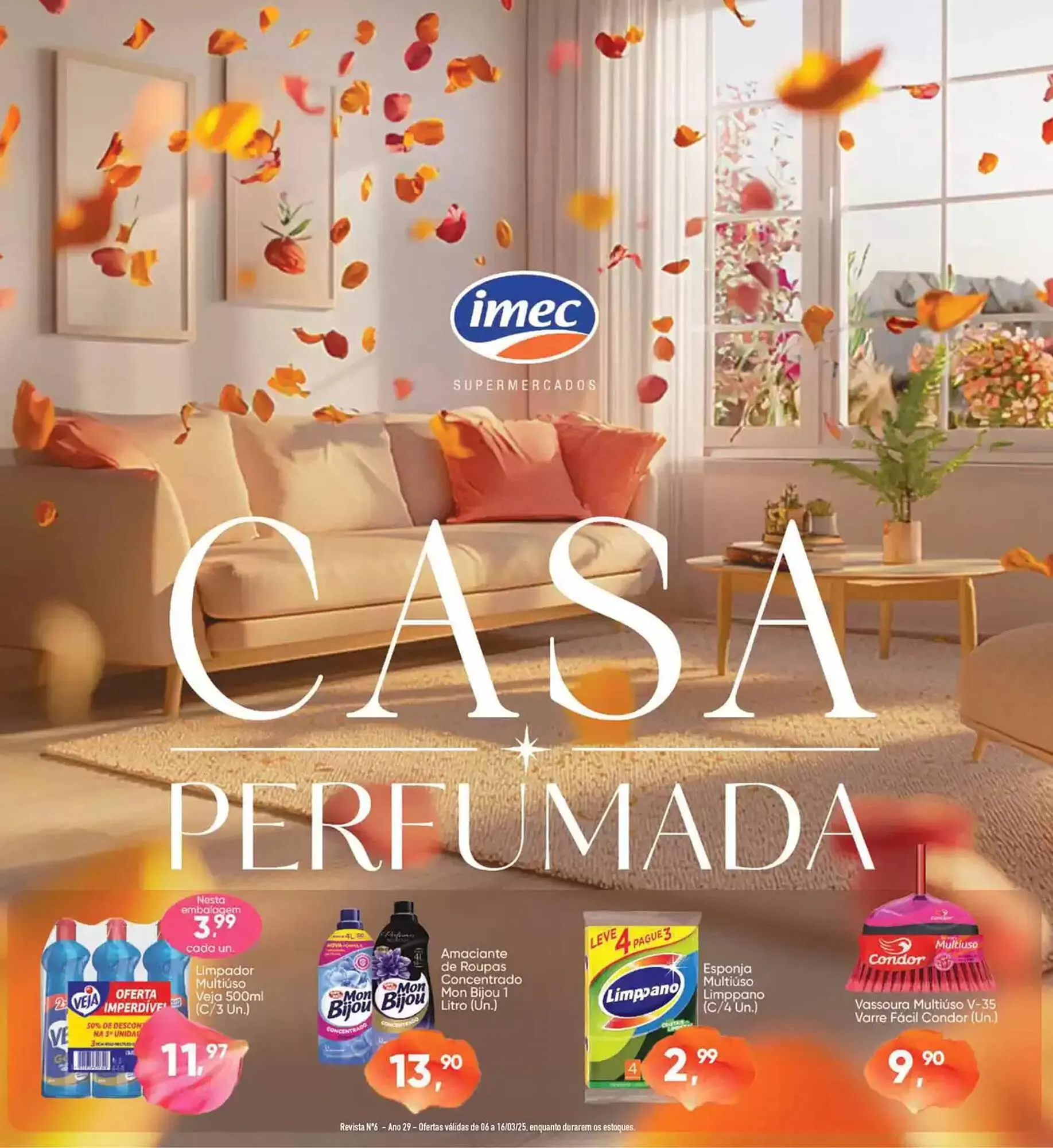 Encarte de Catálogo Imec Supermercados 7 de março até 16 de março 2025 - Pagina 1