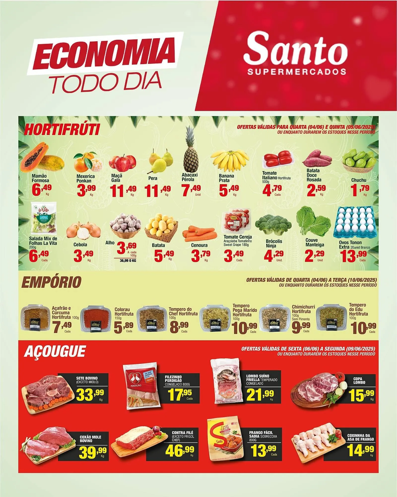 Encarte de Catálogo Santo Supermercados 1 de junho até 6 de junho 2025 - Pagina 4