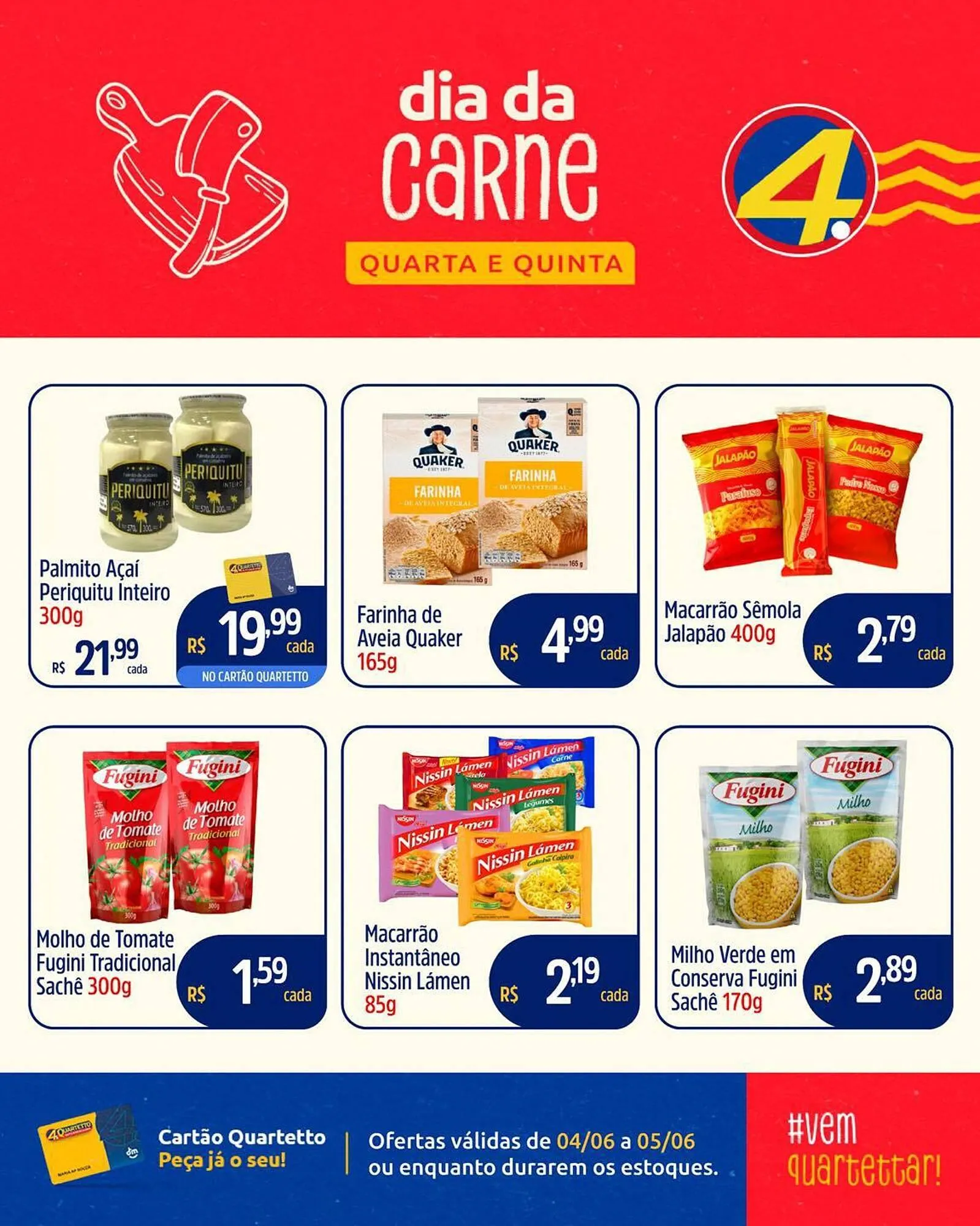Encarte de Catálogo Quartetto Supermercados 4 de junho até 5 de junho 2025 - Pagina 3