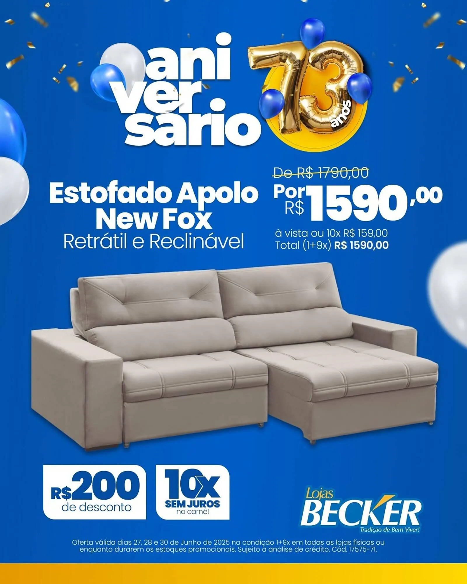 Encarte de Catálogo Lojas Becker 27 de junho até 30 de junho 2025 - Pagina 3