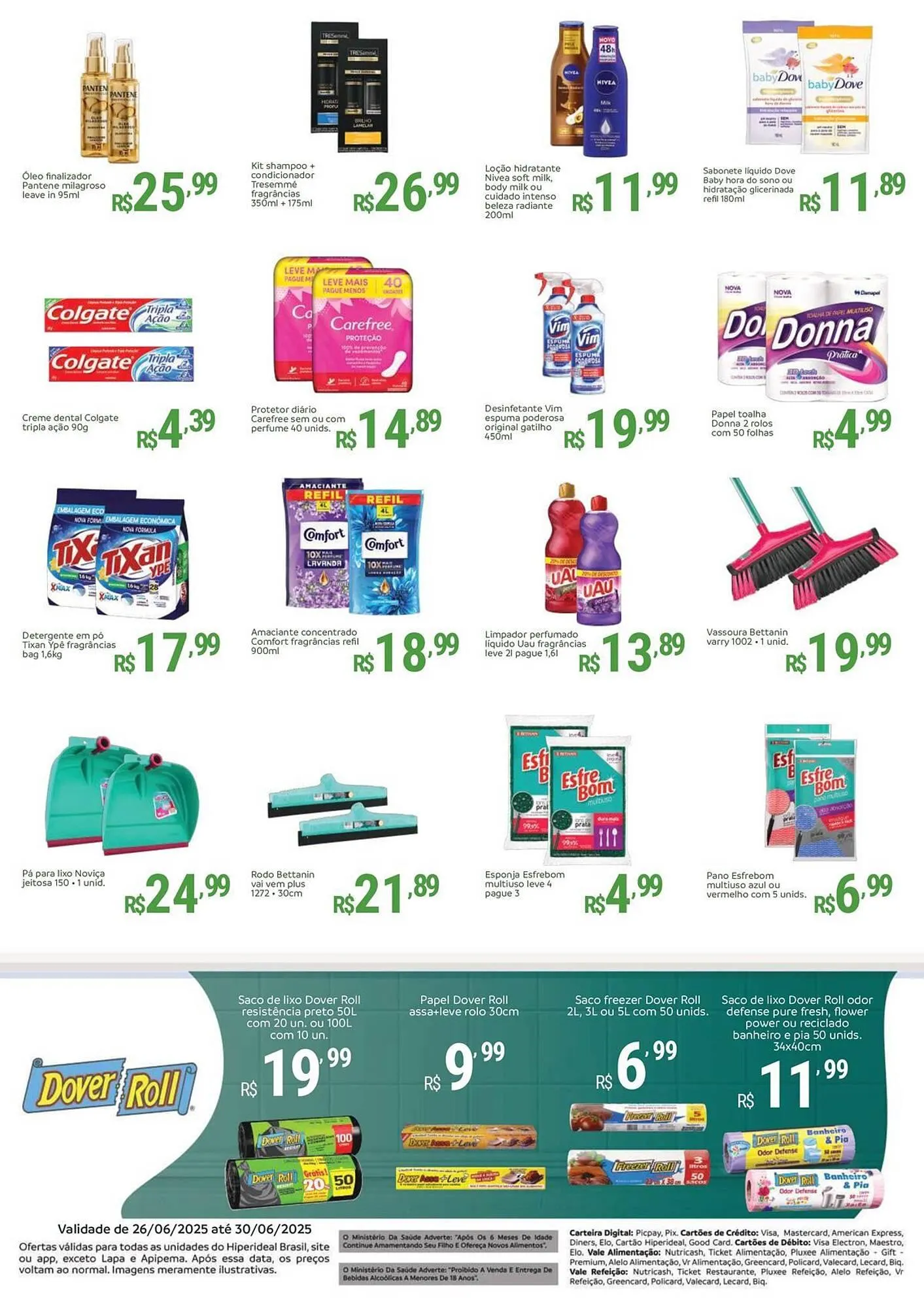 Encarte de Catálogo Hiperideal Supermercados 23 de junho até 30 de junho 2025 - Pagina 4
