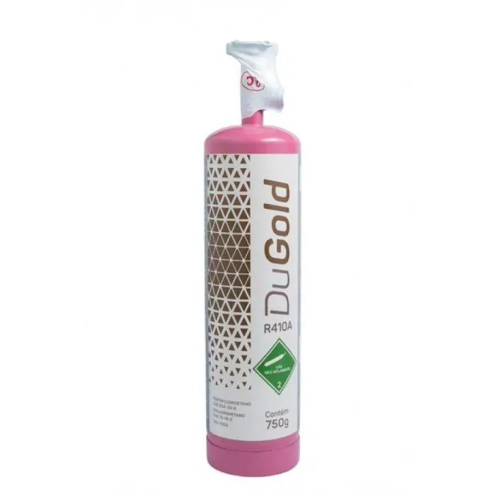 Fluido Gás Refrigerante Dugold R410A 750g ONU3163