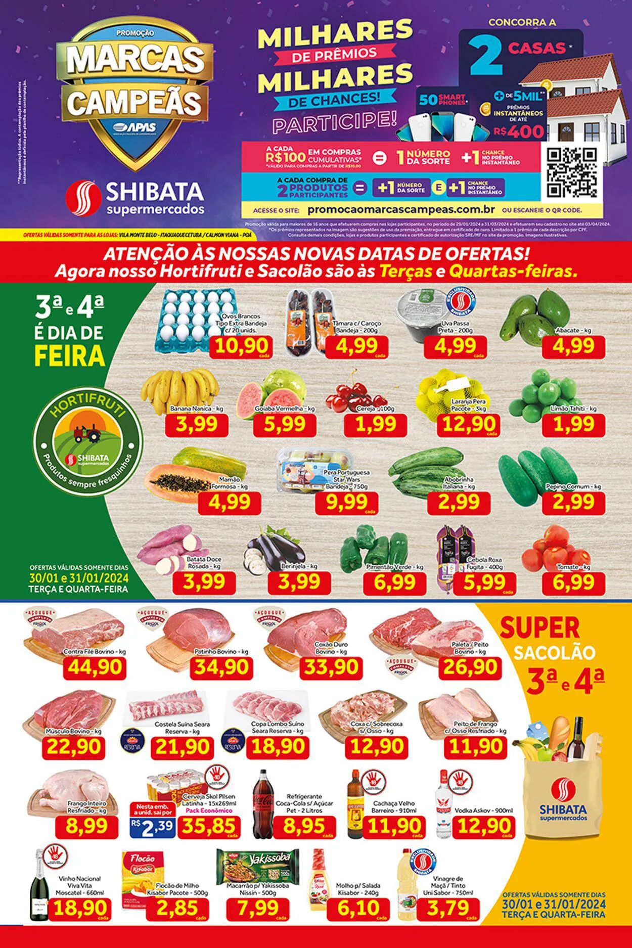 Encarte de Shibata Supermercados - Itaqua e Poá 1 de maio até 2 de dezembro 2024 - Pagina 1