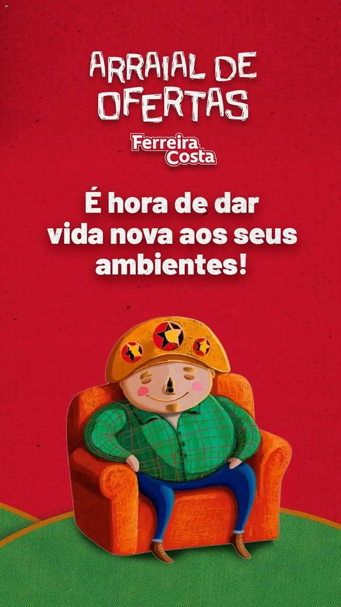 Encarte de Catálogo Ferreira Costa 17 de junho até 25 de junho 2025 - Pagina 1