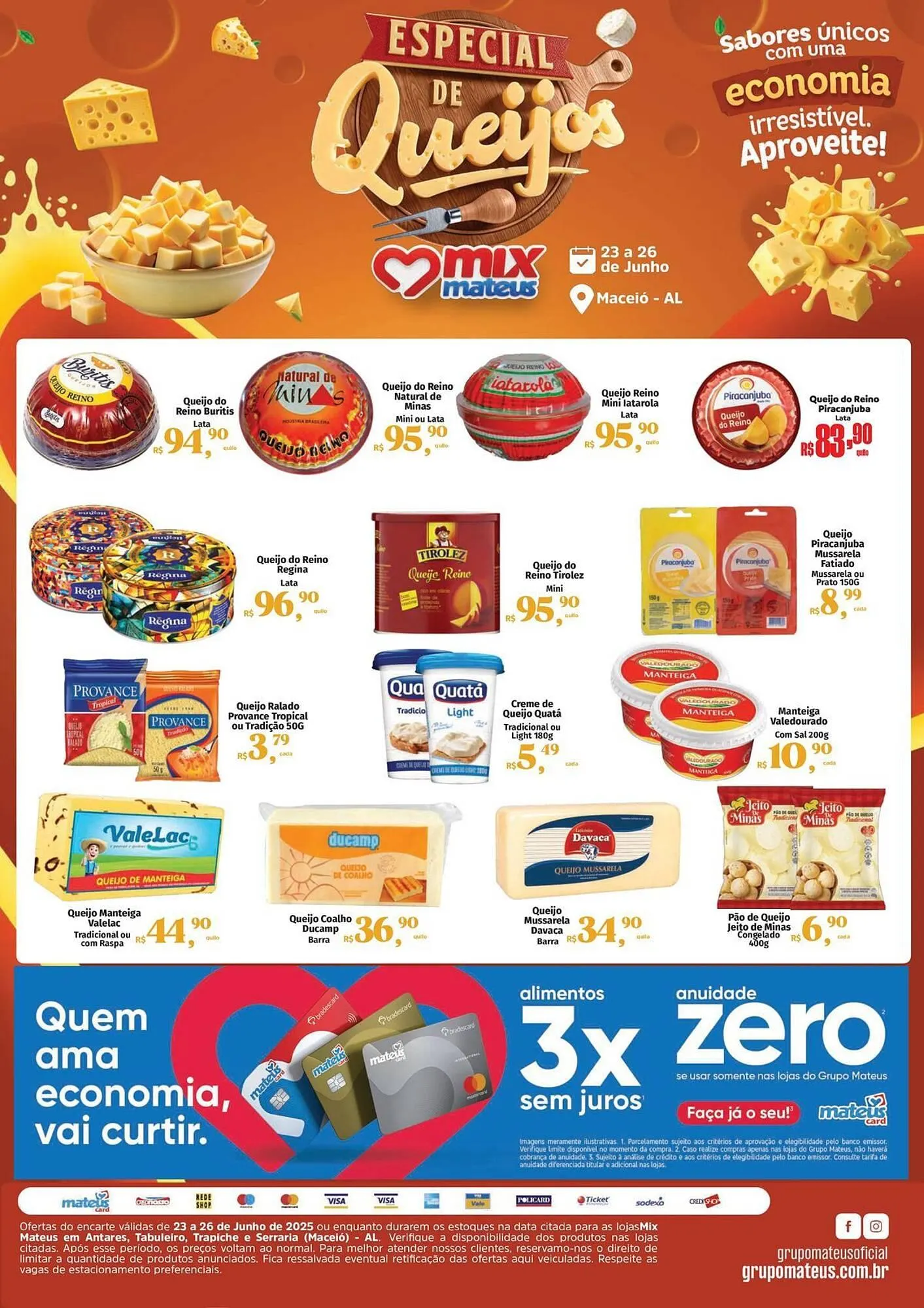 Encarte de Catálogo Supermercados Mateus 23 de junho até 26 de junho 2025 - Pagina 1