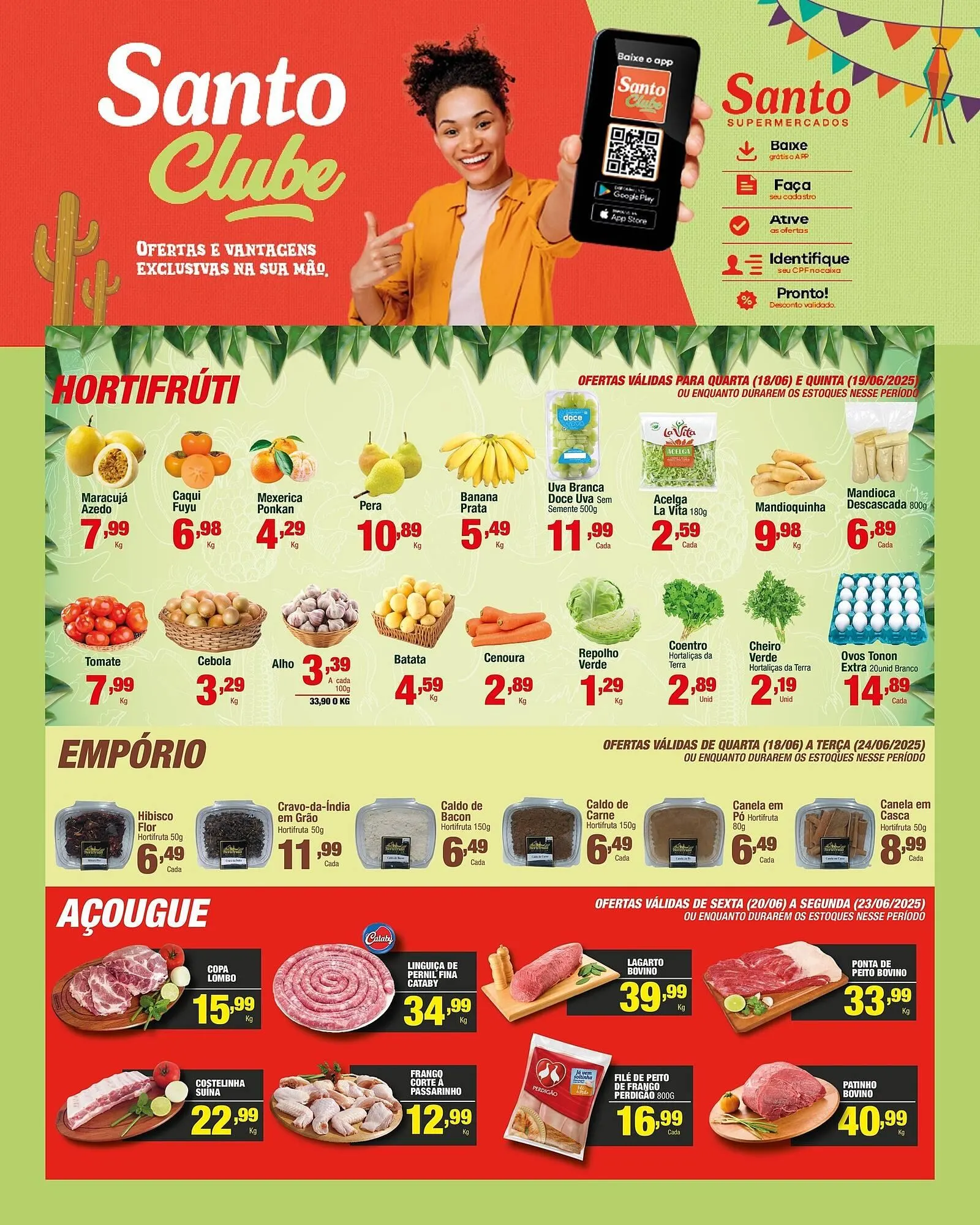 Encarte de Catálogo Santo Supermercados 18 de junho até 26 de junho 2025 - Pagina 5
