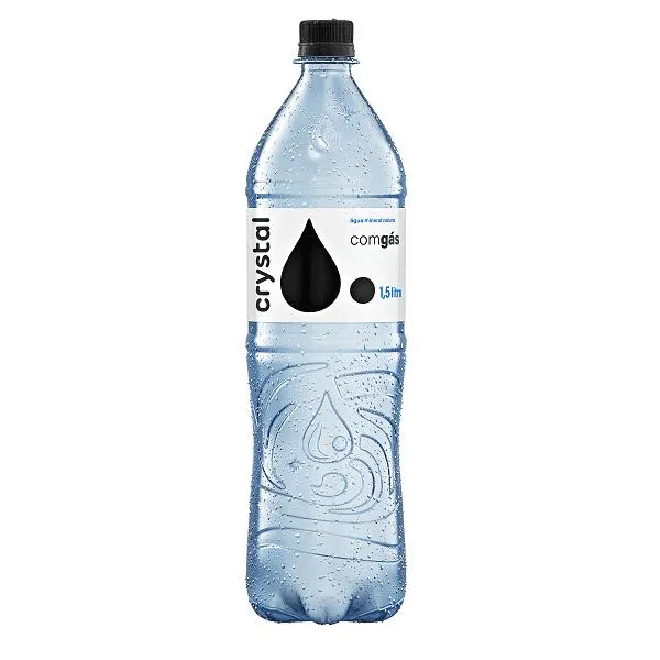 Água Mineral Natural Crystal com Gás 1,5l