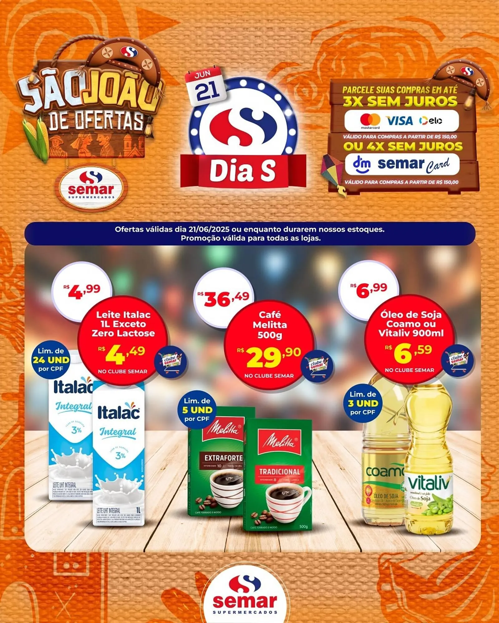 Encarte de Catálogo Semar Supermercado 20 de junho até 21 de junho 2025 - Pagina 2