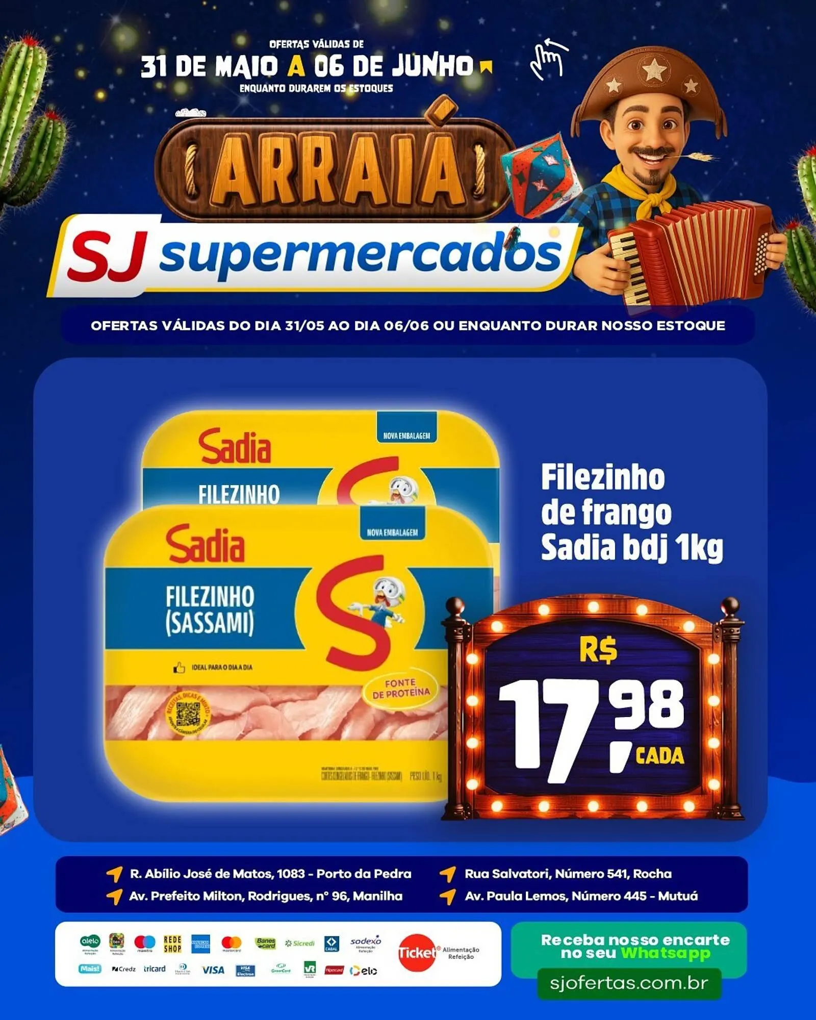 Encarte de Catálogo Sj Supermercados 31 de maio até 6 de junho 2025 - Pagina 3