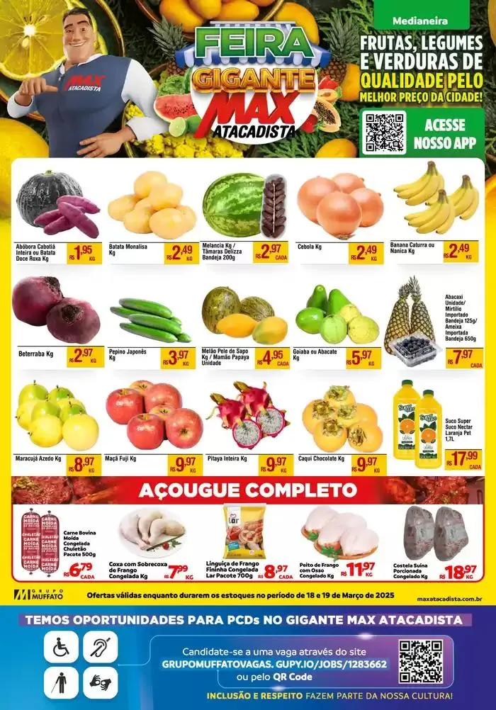Encarte de Ampla seleção de ofertas 18 de março até 19 de março 2025 - Pagina 1