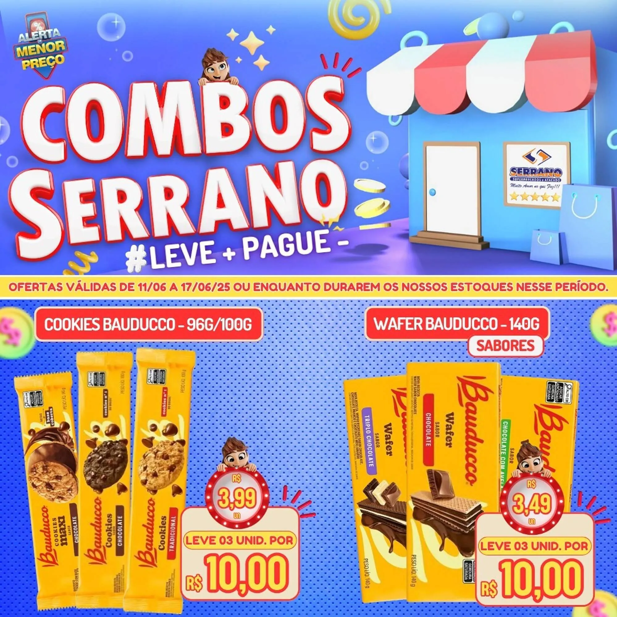 Encarte de Catálogo Serrano Supermercado 11 de junho até 17 de junho 2025 - Pagina 3