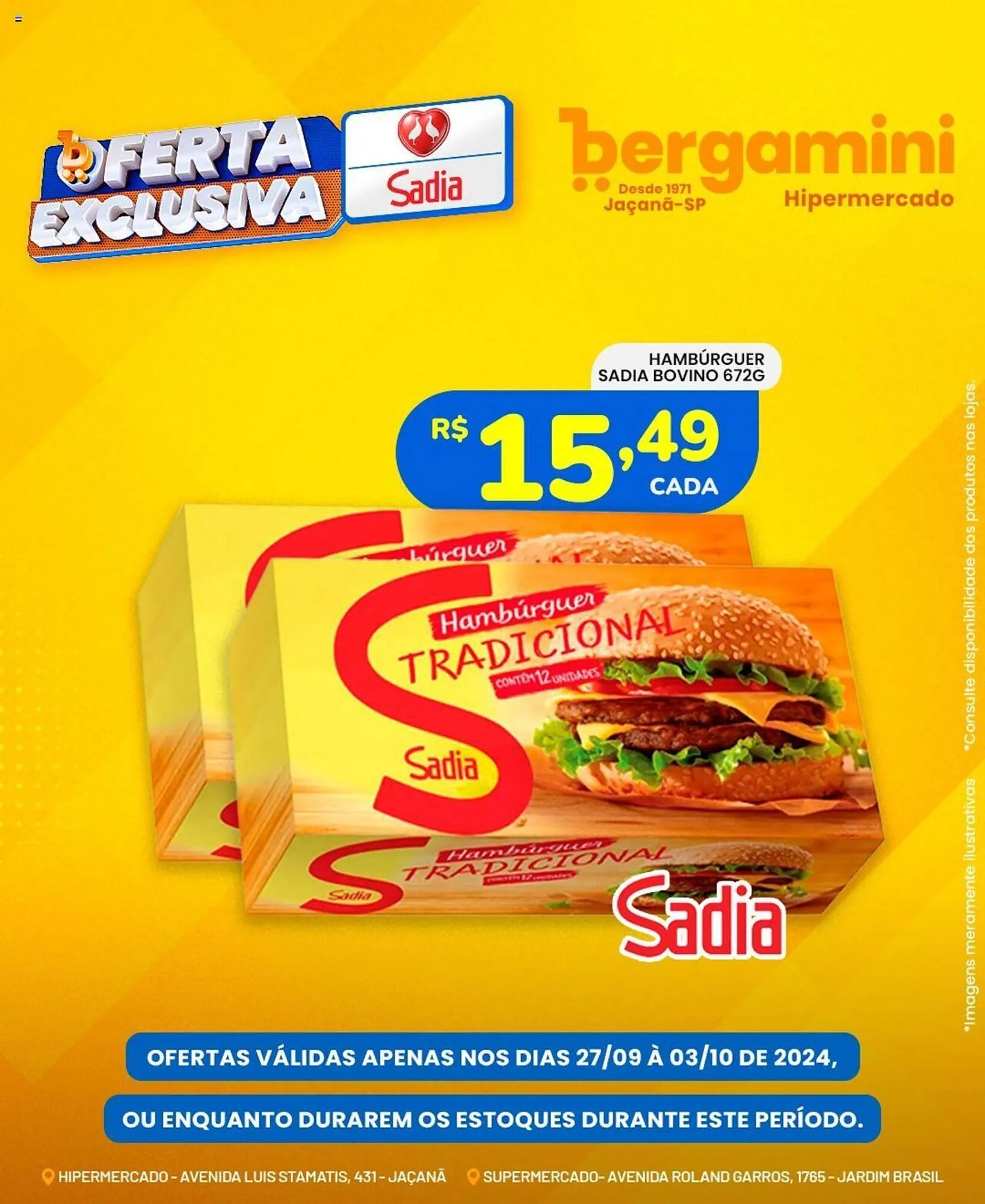 Encarte de Catálogo Supermercado Bergamini 27 de setembro até 3 de outubro 2024 - Pagina 1