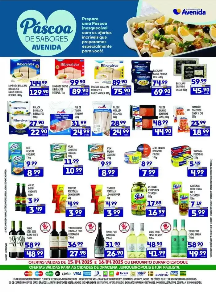 Encarte de Descontos e promoções 15 de abril até 16 de abril 2025 - Pagina 1
