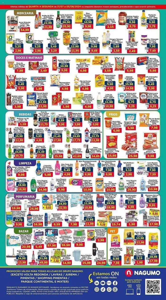 Encarte de Oferta Nagumo 1 de agosto até 5 de agosto 2024 - Pagina 2