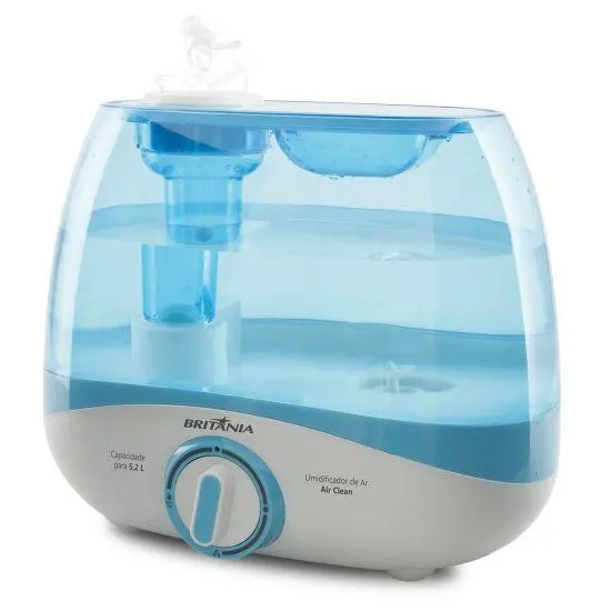 Umidificador de Ar Britânia Air Clean - 5,2 Litros - Branco