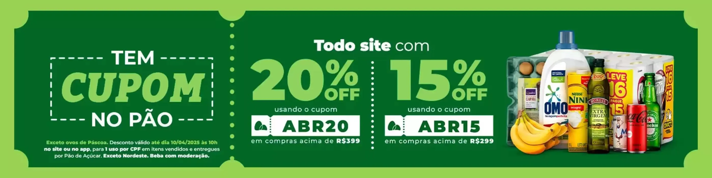 Encarte de Tem Cupom No Pão 10 de abril até 24 de abril 2025 - Pagina 2