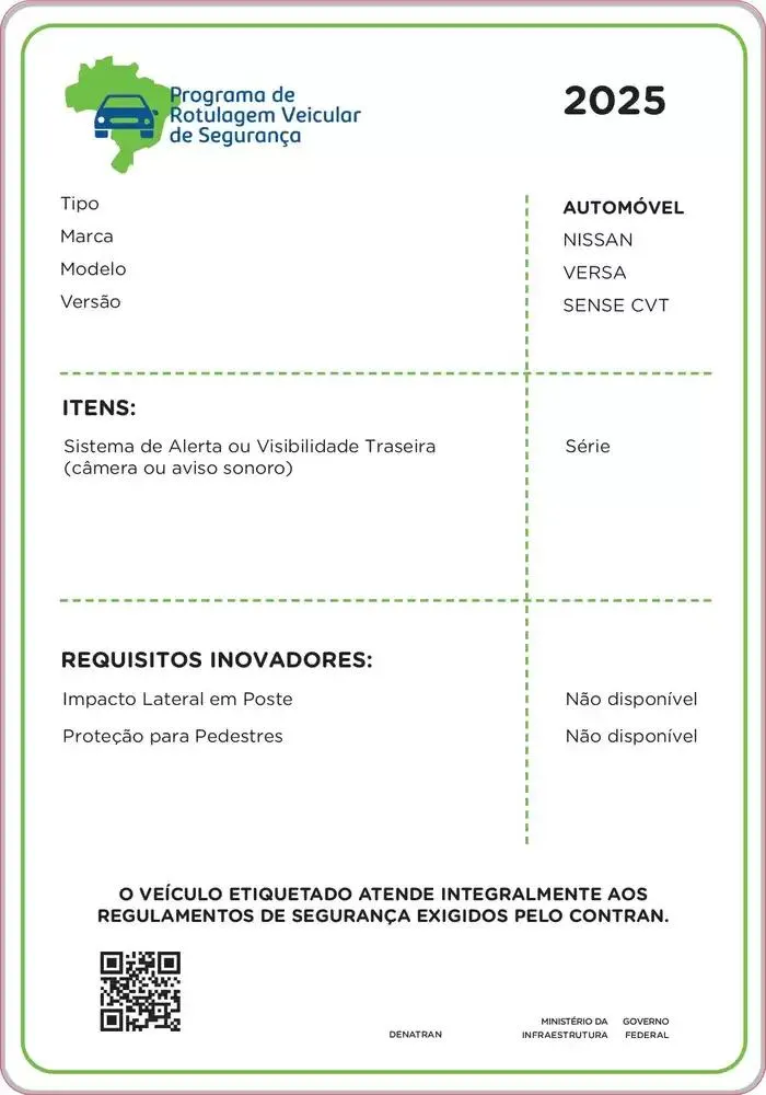 Encarte de NISSAN VERSA 18 de fevereiro até 31 de dezembro 2025 - Pagina 1