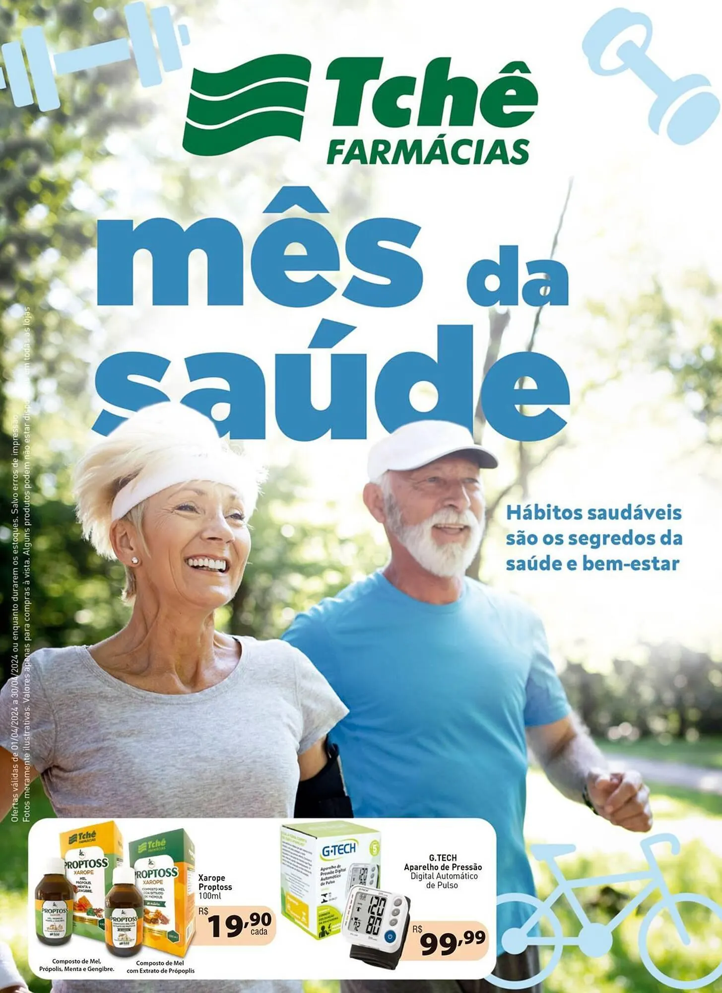 Encarte de Catálogo Tchê Farmácias 2 de abril até 30 de abril 2024 - Pagina 