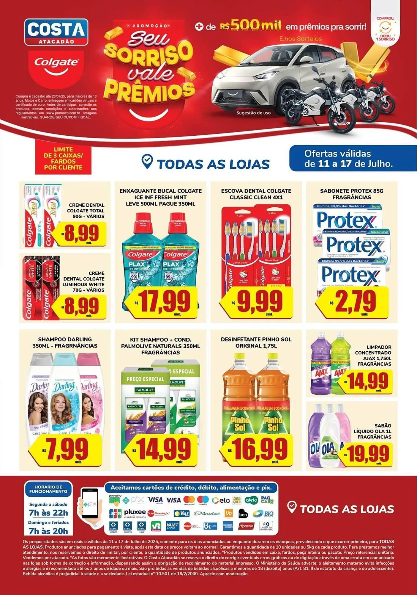 Encarte de Catálogo Costa Atacadão 11 de julho até 17 de julho 2025 - Pagina 1