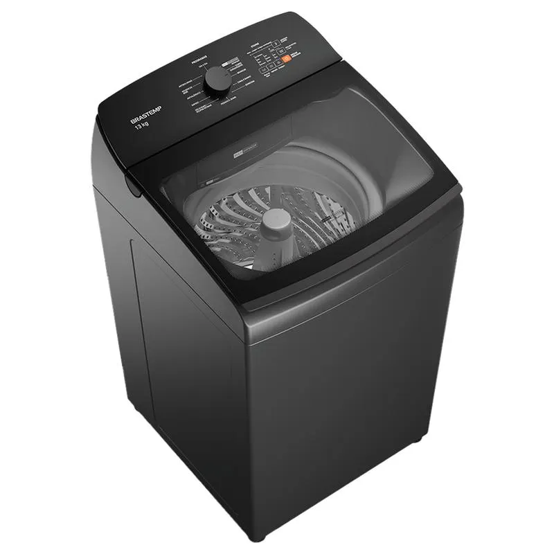 Lavadora de Roupas Brastemp 13Kg Ciclo Tira Manchas Advanced e Ciclo Antibolinha Cinza Bwk13a9bna