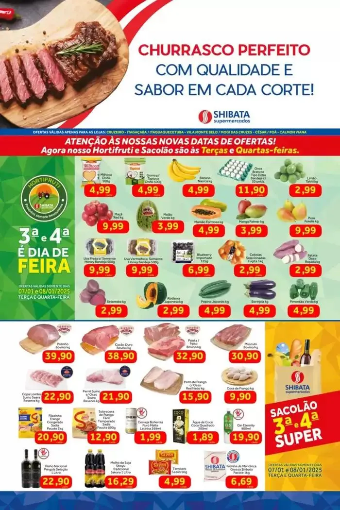 Encarte de Ofertas exclusivas e pechinchas 7 de janeiro até 13 de janeiro 2025 - Pagina 1